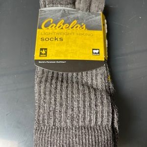 Cabela’s Merino Wool Socks Charcoal Med 7-10 New